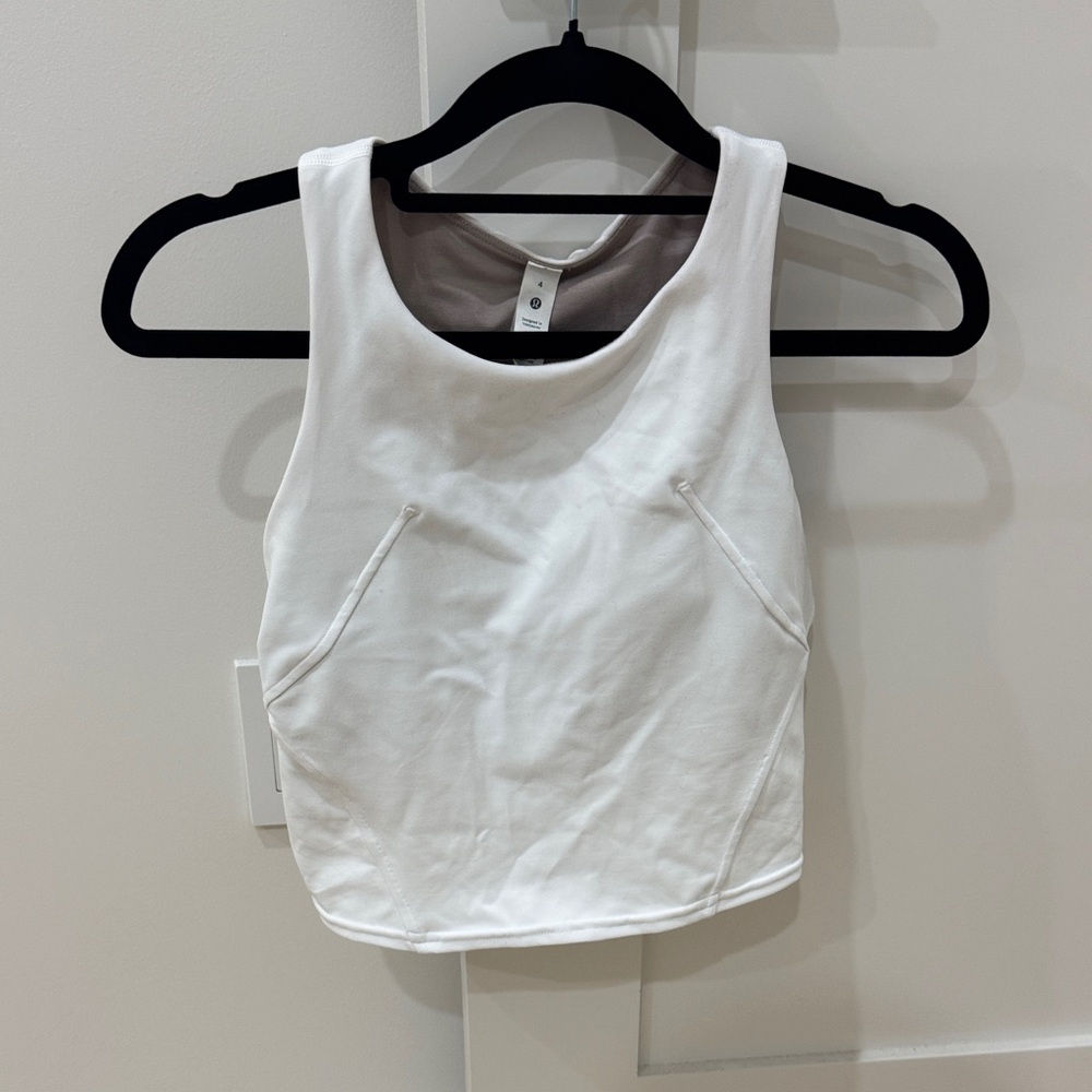 Lululemon Athletica White Tank Top